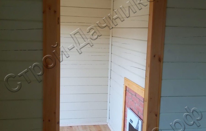 4 Брусовая баня  Б-11, 6х4м, 26 М², Московская область, Ступинский район, СНТ Дубрава-2. (6)